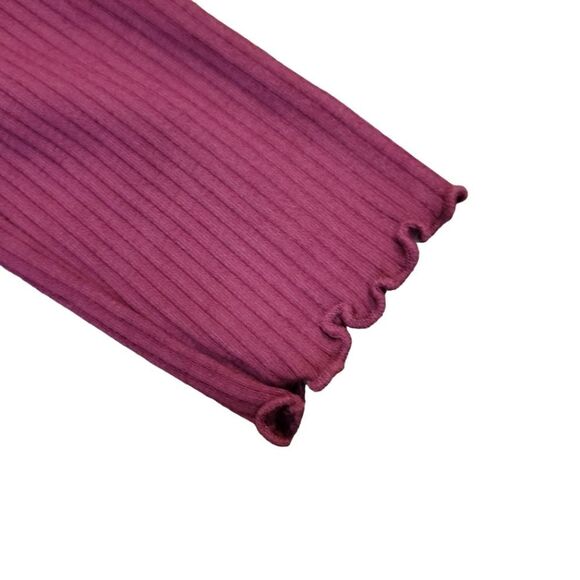 Wonder Nation Girls Long Sleeve Dress Size 5T, Burgundy Color, Sparkly Skirt - Picture 4 of 5